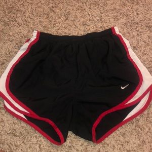 Black and Red Nike Shorts